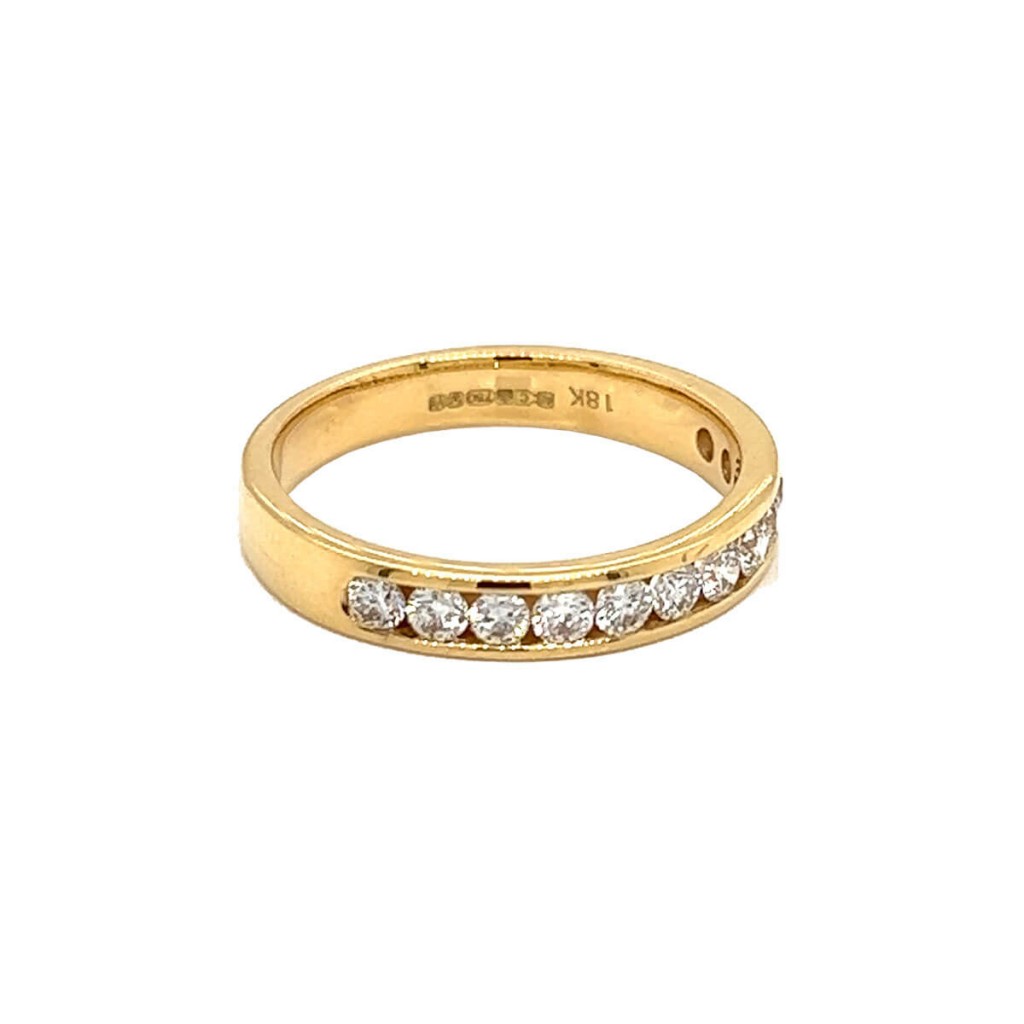 0.50ct Round Brilliant Cut Half Eternity Ring | Cry For The Moon