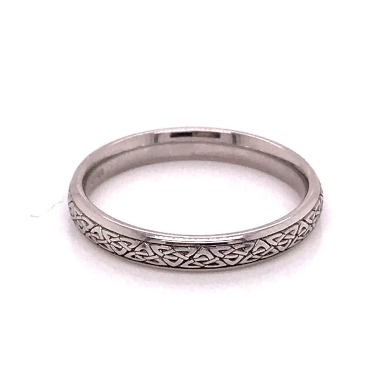 18ct White Gold Celtic Design Wedding Ring Cry For The Moon   0020050010 A 768x768 