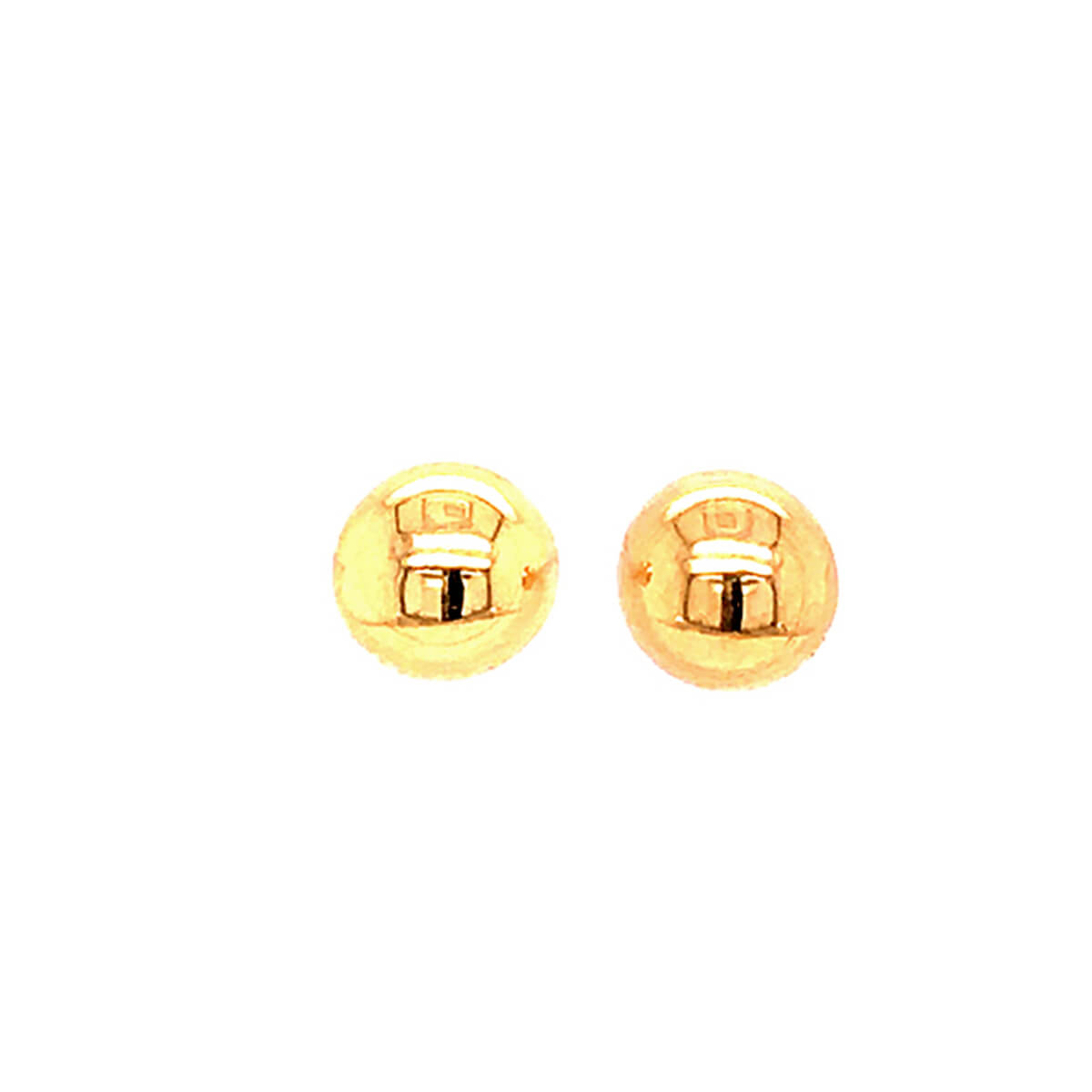 18ct Yellow Gold Ball Stud Earrings | Cry For The Moon